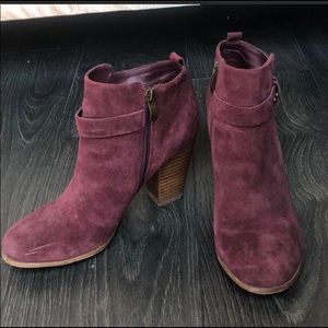 Maroon Booties